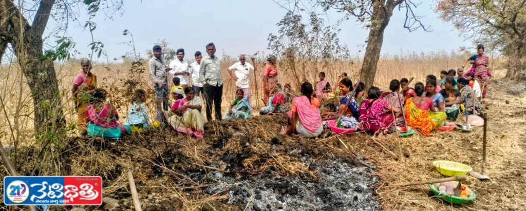 Sarpanch Inspects Employment Guarantee Works in Kolluru