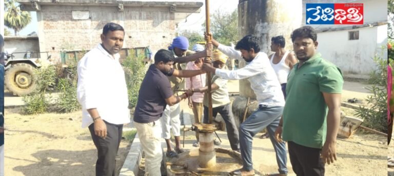 Sarpanch Repairs Bore Motor to Prevent Drinking Water Issue