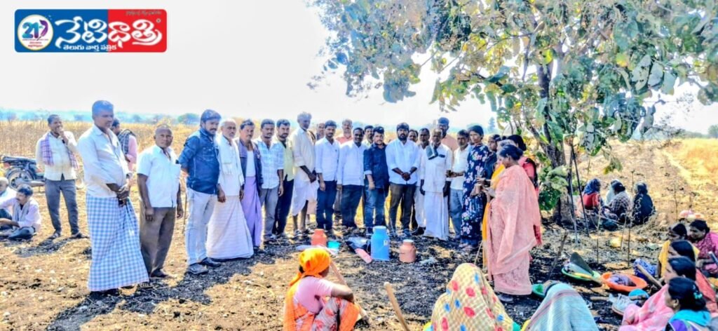 Ragi Porridge Distributed to MGNREGA Workers in Kollur