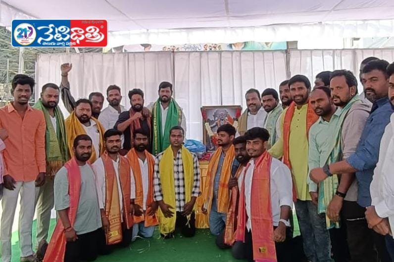 Grand Shivaji Jayanti in Nallagandla