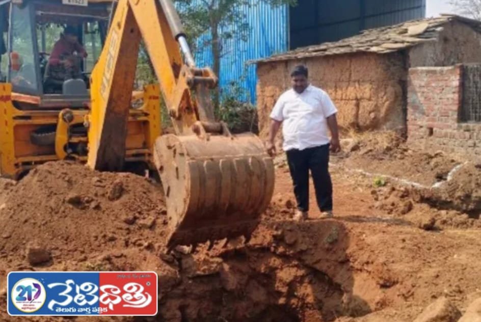 Mahila Sangham Building Works Begin in Paidigummal