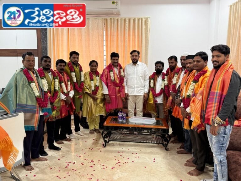 Mohammed Tanveer Felicitates Kohir Municipal Team