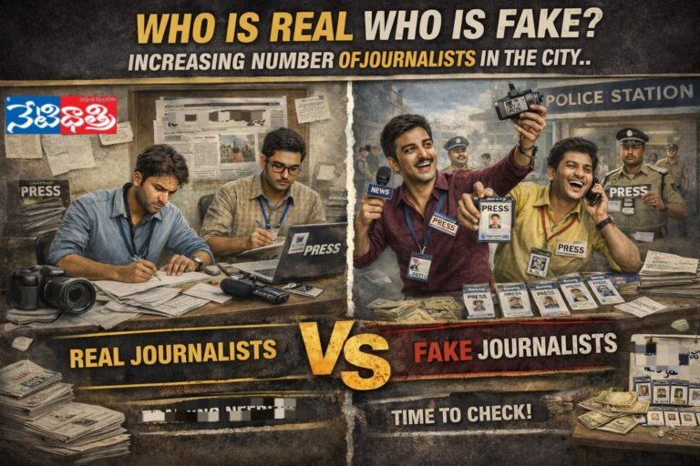 Rise of ‘Name-Only’ Journalists in Warangal
