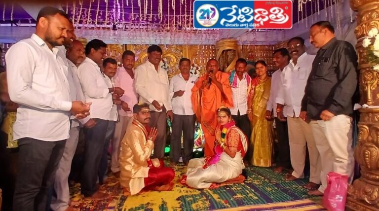Former MLA Blesses Newlywed Couples