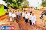 Sarpanch Inspects Drinking Water Pipeline Works