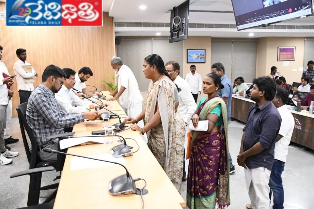 Collector Adarsh Surabhi Receives Public Grievances