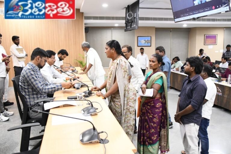 Collector Adarsh Surabhi Receives Public Grievances