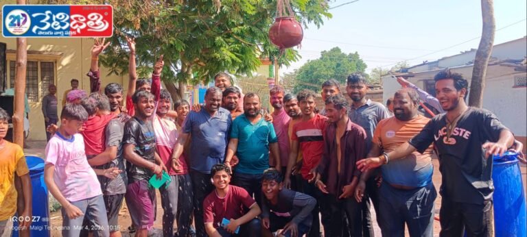 Holi Celebrated Grandly in Malli Village