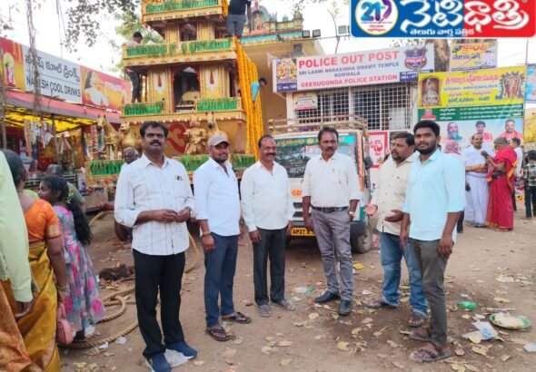 Kommal Temple Rathotsavam Preparations