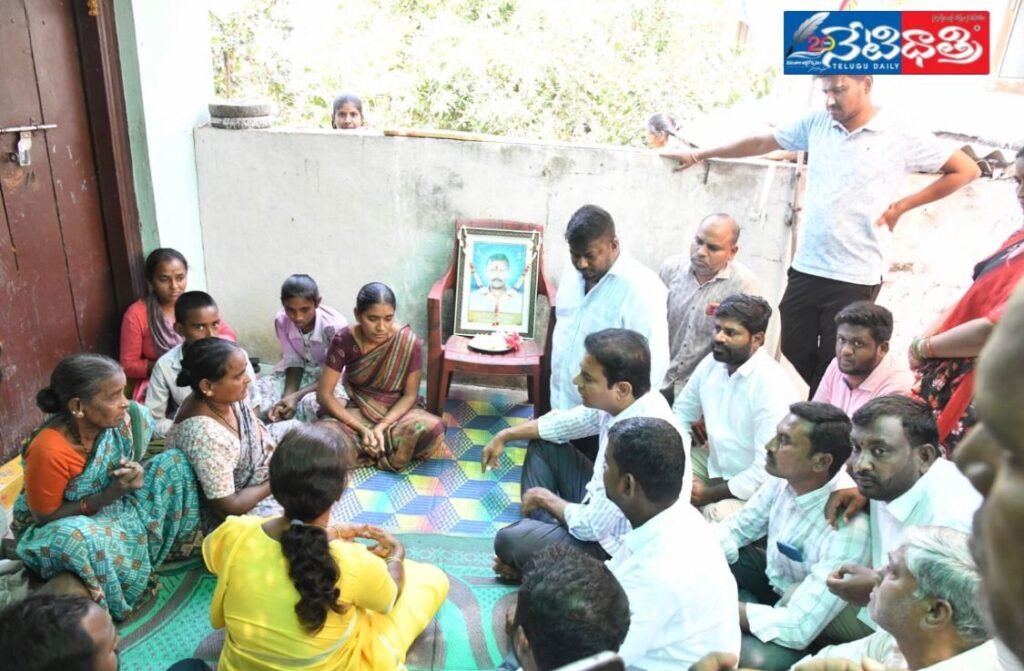 KTR Consoles Toddy Tapper’s Family After Tragic Death