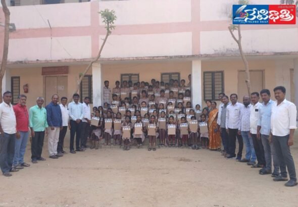 Pads and Pens Distributed to 10th Students at Model School