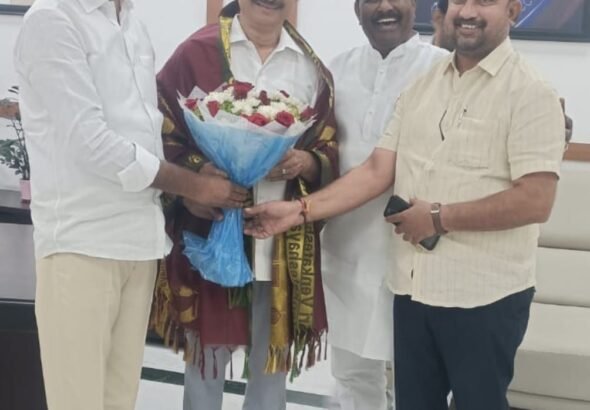 Congratulations Pour in for Vem Narender Reddy