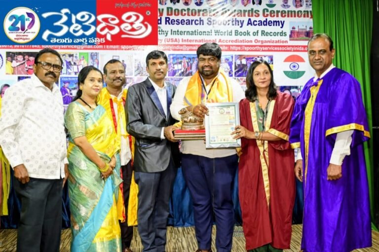Parakala Doctor Wins Bharatiya Nandi Award