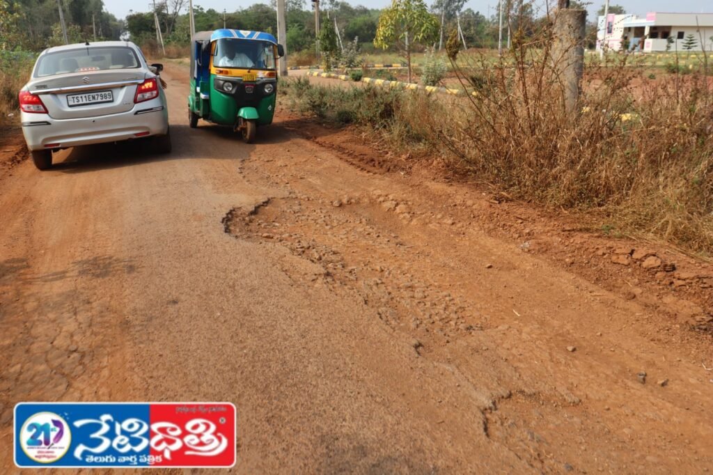 Jahirabad–Algole Road in Dangerous Condition