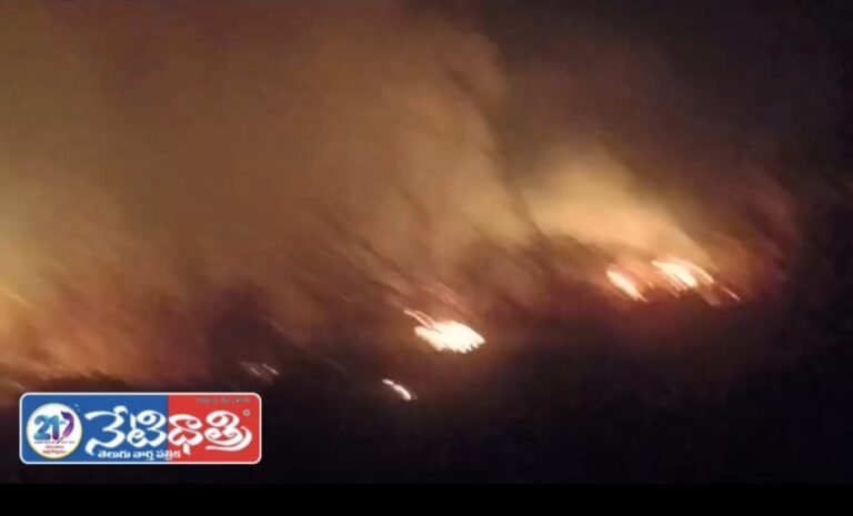 Fire in Barren Lands Spreads to Ten Houses