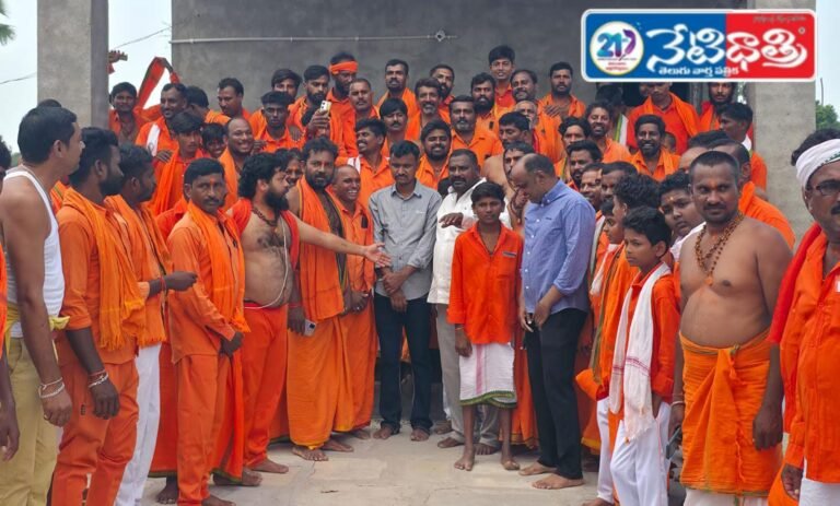 Sarpanch Organizes Annadanam for Devotees