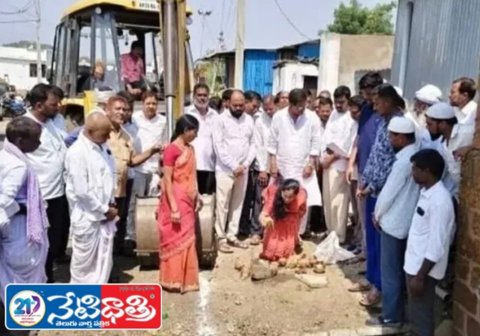 Drainage Works Begin in Atnur