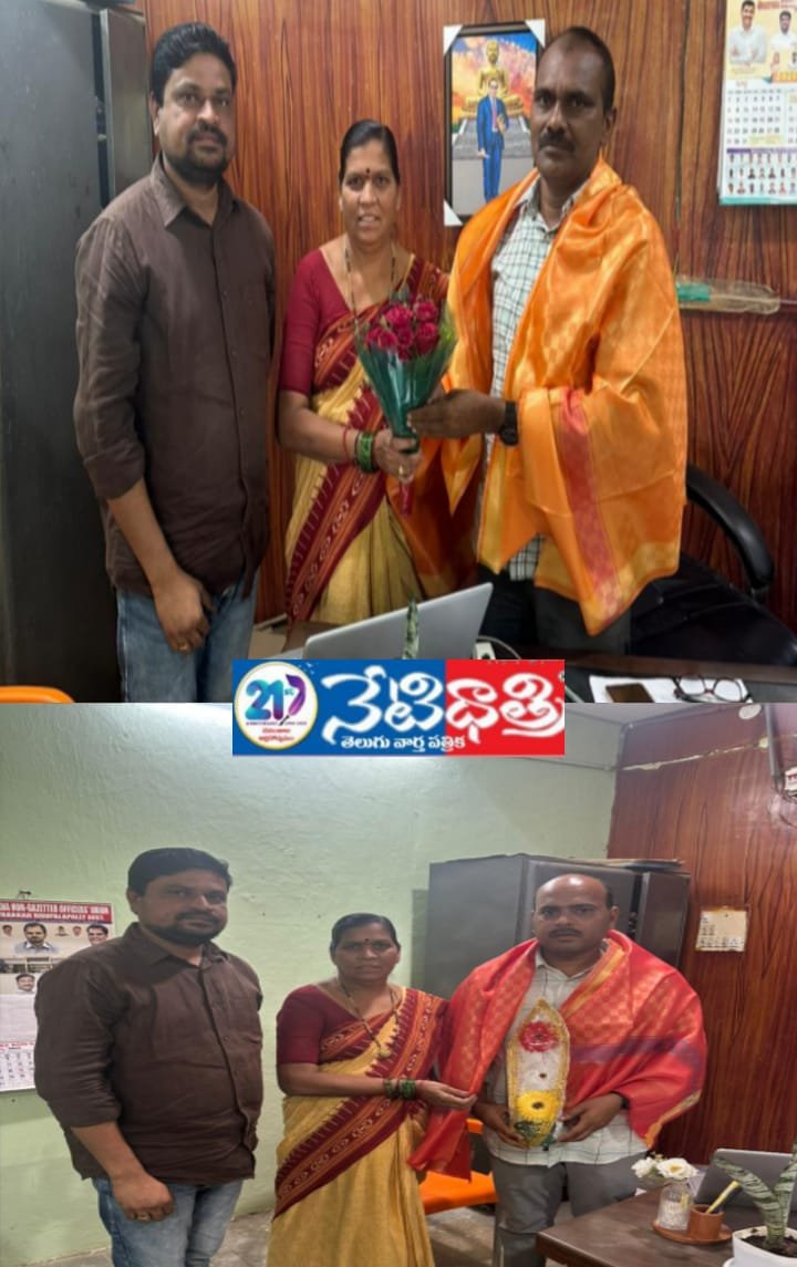 Sarpanch Felicitates New Tahsildar