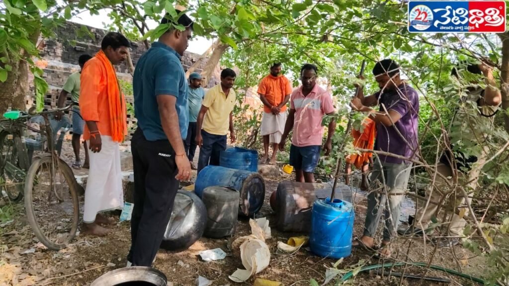 Police Raid Illicit Liquor Unit