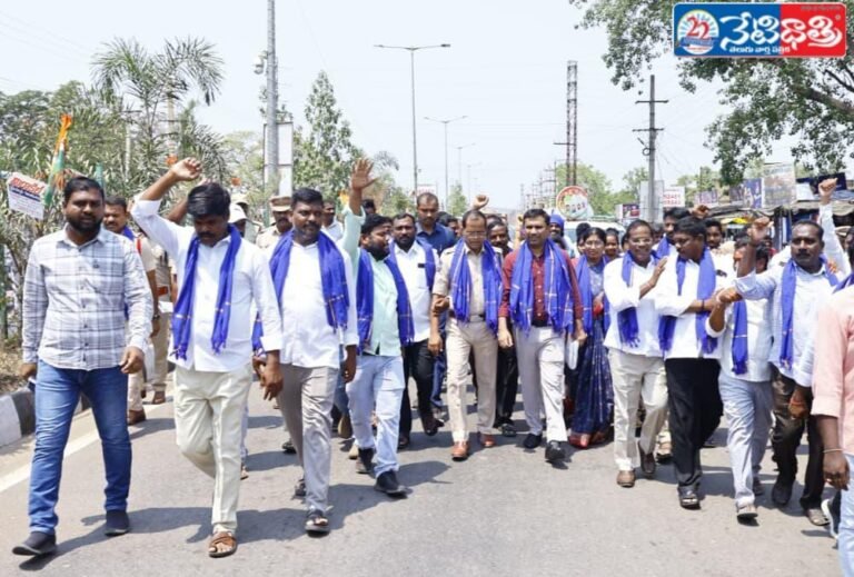 Grand Ambedkar Jayanti in Mulugu