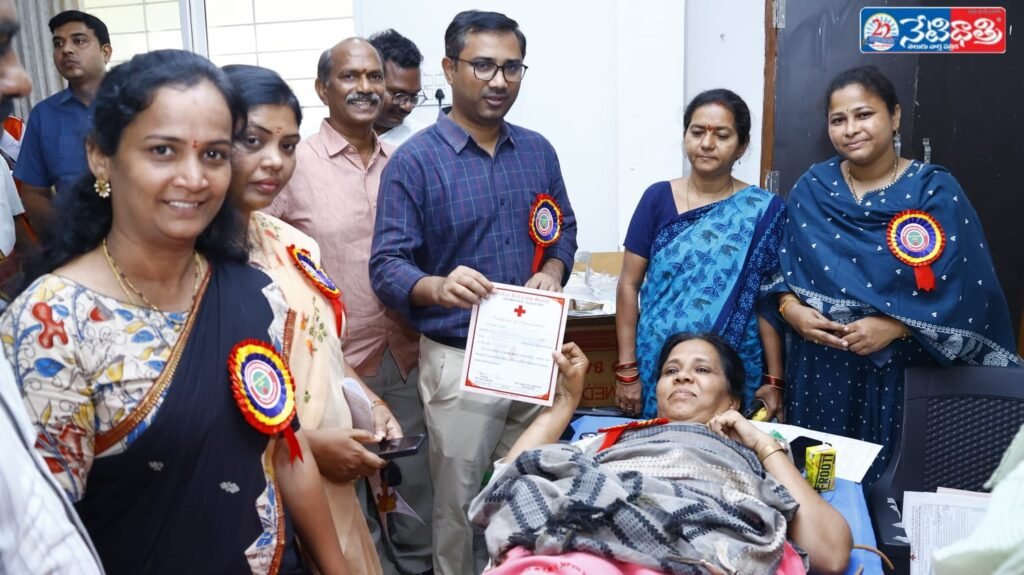 Mega Blood Donation Camp Held in Mulugu