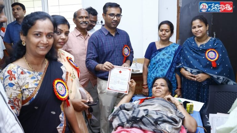 Mega Blood Donation Camp Held in Mulugu