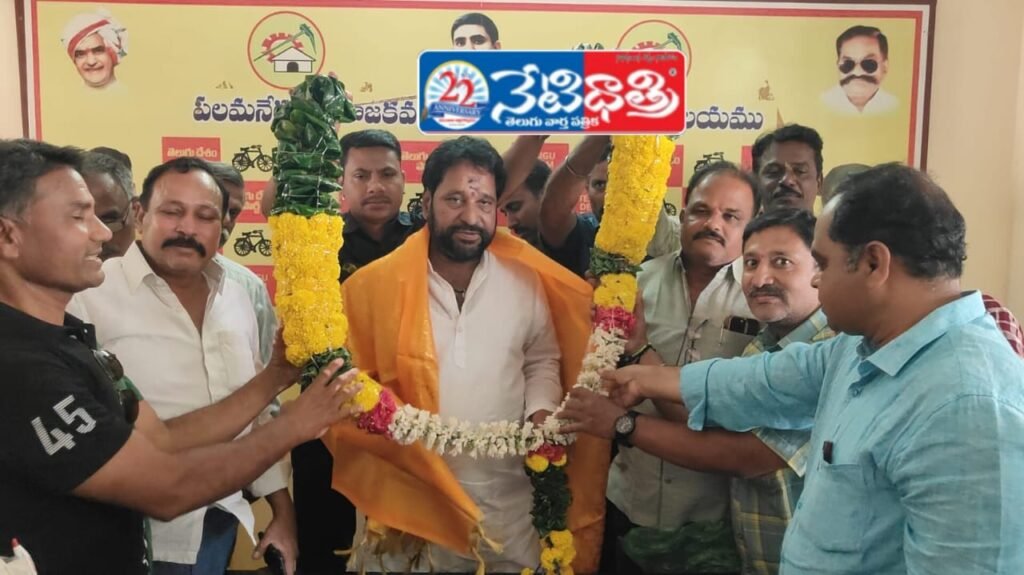 Residents Felicitate MLA for Temple Land Allocation