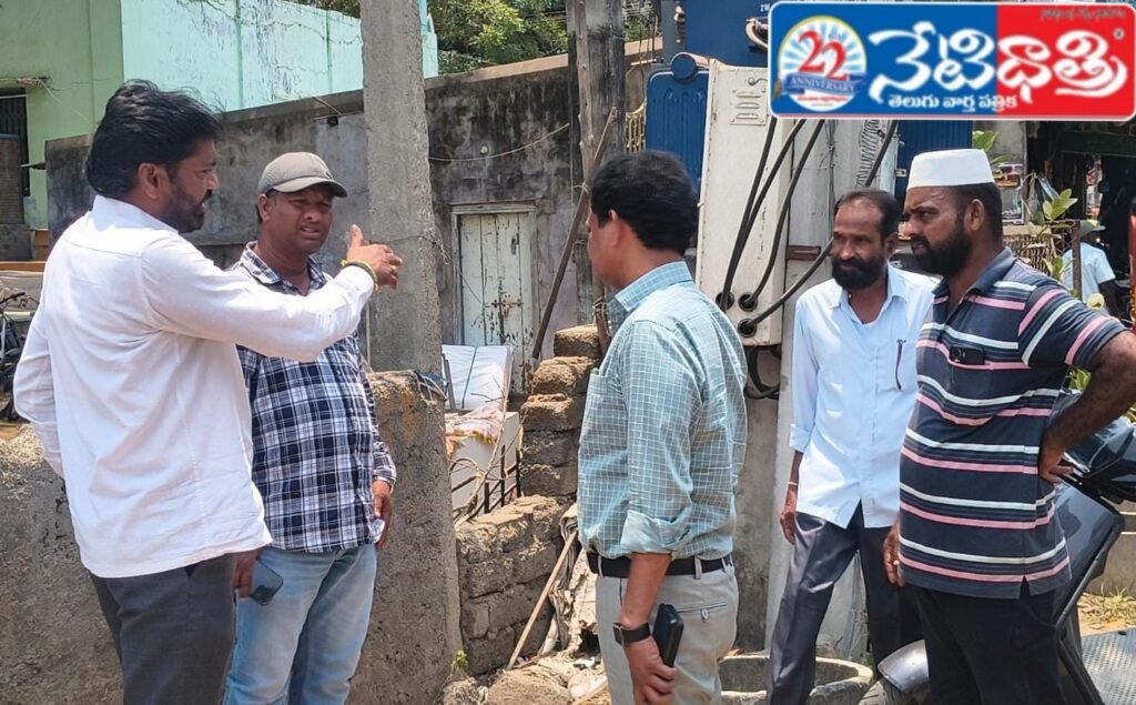 Drainage Issue Inspected Near Mosque in Parakala