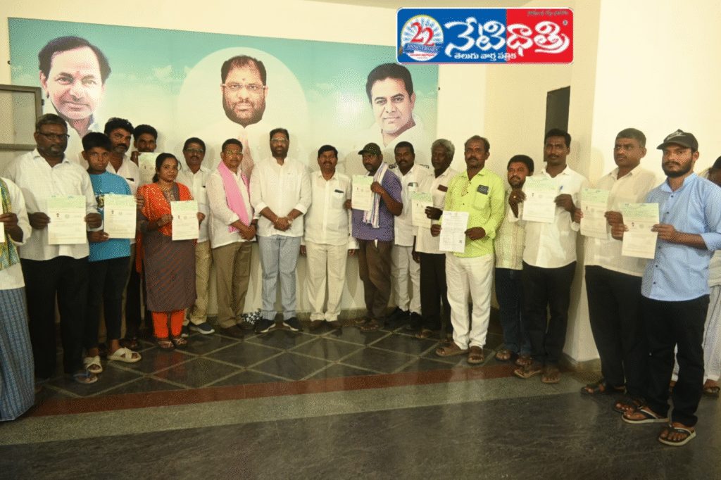 CMRF Cheques Distributed in Khammam