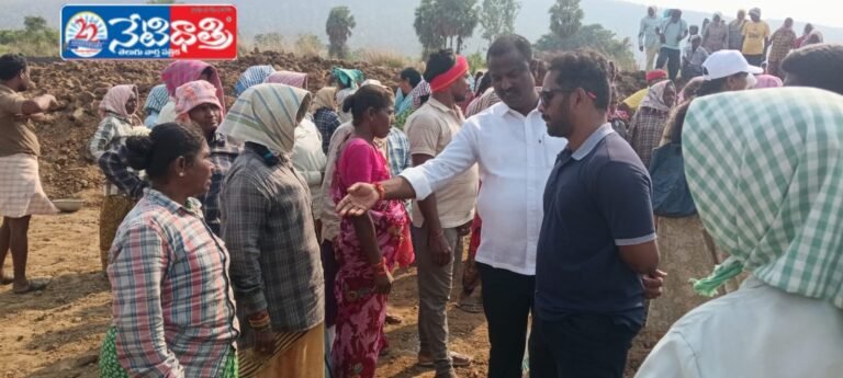 MPDO Inspects MGNREGA Works in Gurampet