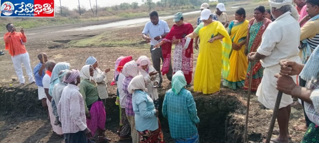 DRDO Inspects MGNREGA Works in Lakshmipuram