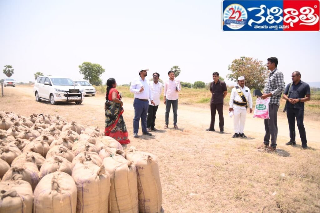 Collector Inspects Paddy Procurement and Hospital Facilities in Mancherial