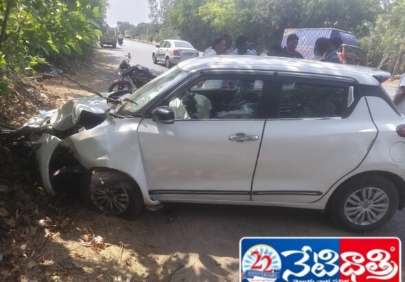 Speeding Car Narrowly Escapes Major Accident in Srirampur