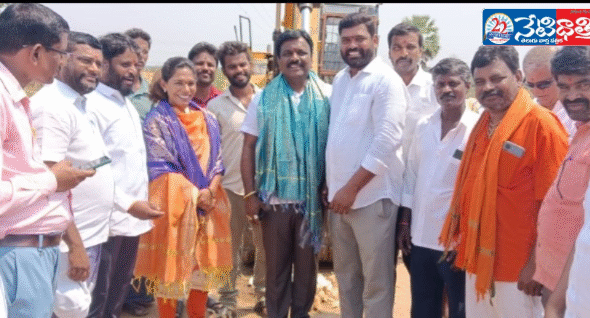 BT Road Works Launched in Kondapak Mandal
