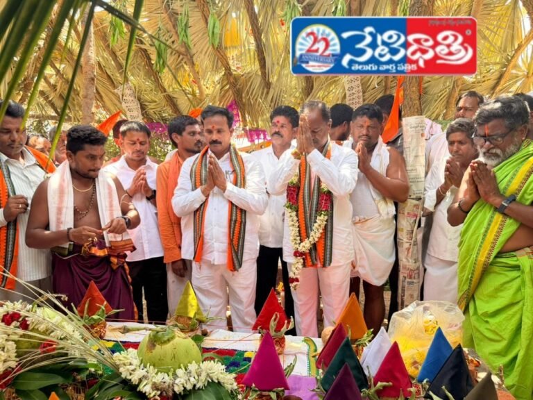Hanuman Idol Installed in Peddakuntapalli