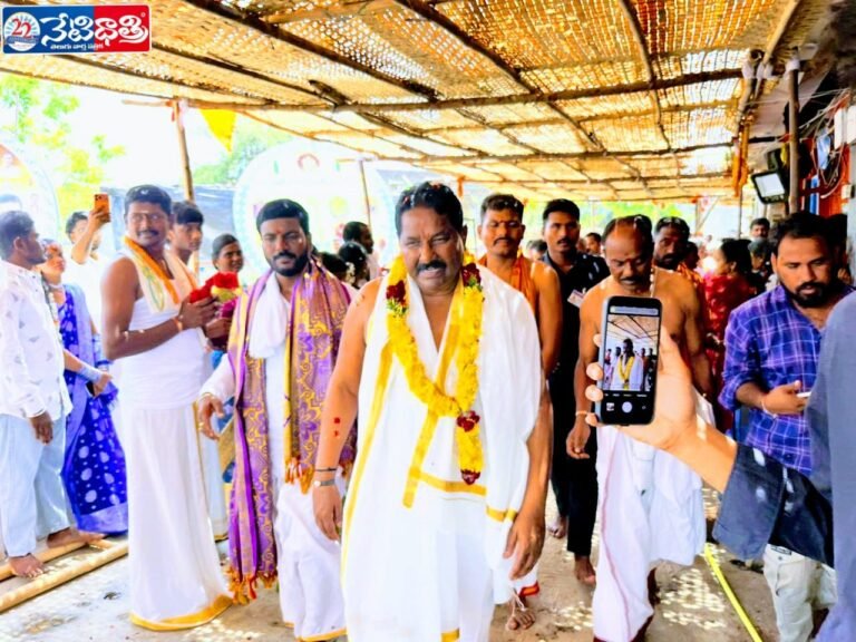 Shiva Lingam Prana Pratishtha in Narsampet