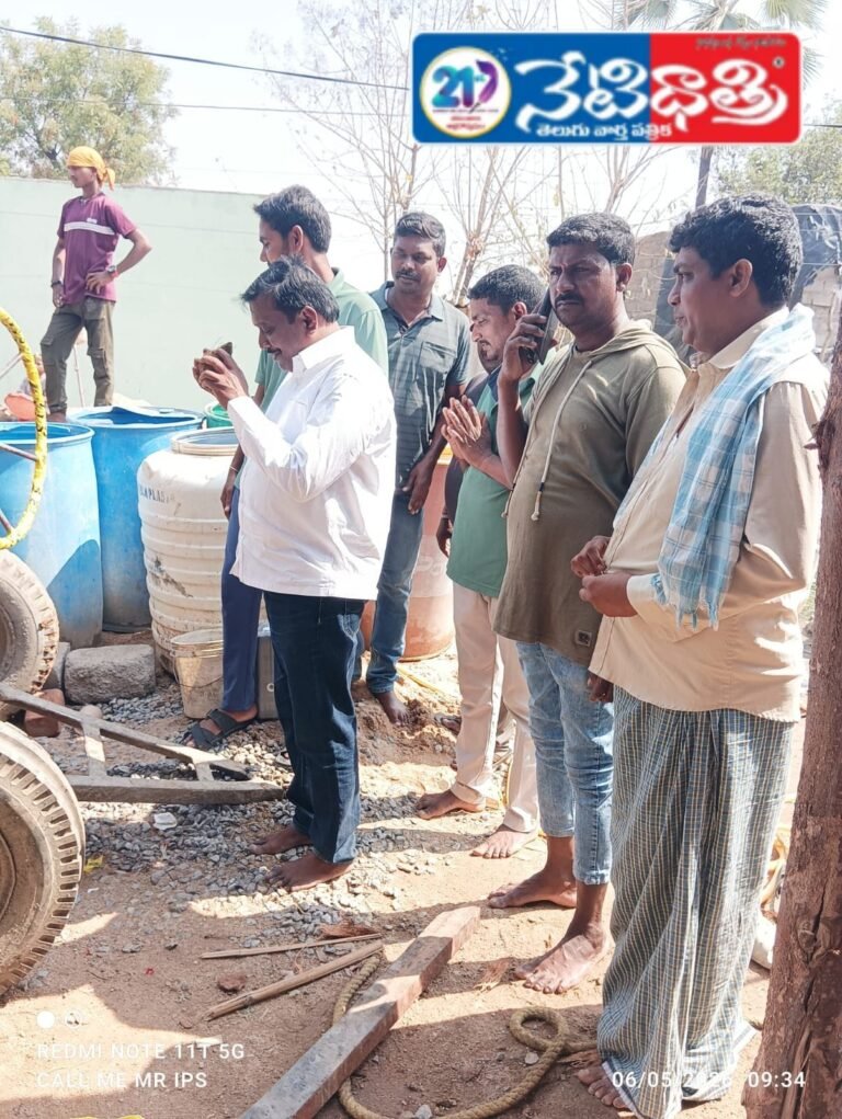 Indiramma House Slab Inaugurated