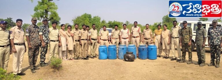 Excise and Police Raid Illegal Liquor Dens