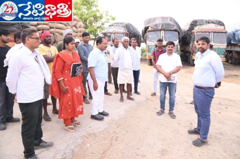 Collector Reviews Paddy Storage Process