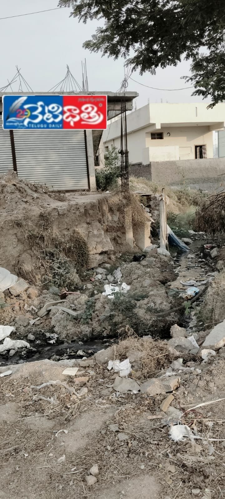 Bhagiratha Colony Residents Seek Drain Construction